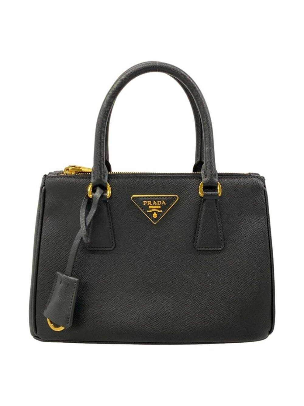 Prada Galleria Mini Bag Black Leather